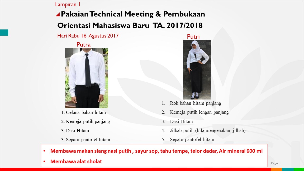 Contoh kaos untuk pembukaan OMB 2017